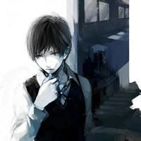 悲伤的动漫男生头像图片_WWW.WHOISQQ.COM