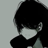 黑色卡通男生头像图片_WWW.WHOISQQ.COM