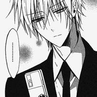 黑白动漫男生侧面头像图片_WWW.WHOISQQ.COM
