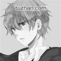 黑白动漫男生侧面头像图片_WWW.WHOISQQ.COM