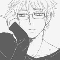 黑白动漫男生侧面头像图片_WWW.WHOISQQ.COM