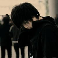qq黑色头像图片不带字男生_WWW.WHOISQQ.COM