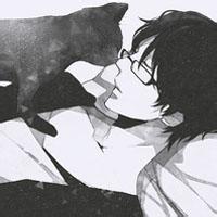 漫画头像图片恐扑男生黑白_WWW.WHOISQQ.COM
