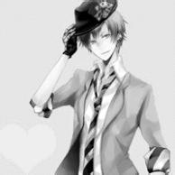 漫画头像图片恐扑男生黑白_WWW.WHOISQQ.COM