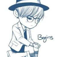 男生素描彩色头像图片_WWW.WHOISQQ.COM
