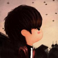 qq头像图片微笑侧脸男生_WWW.WHOISQQ.COM