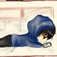 蓝色卡通头像图片男生_WWW.WHOISQQ.COM
