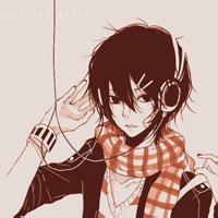 戴耳机的男生漫画头像图片_WWW.WHOISQQ.COM