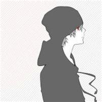 男生头像图片霸气动漫黑白_WWW.WHOISQQ.COM