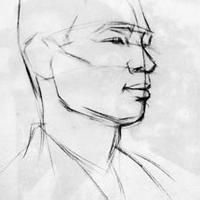 素描伤感男生头像图片_WWW.WHOISQQ.COM