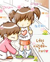 男生帮女生系鞋带头像图片_WWW.WHOISQQ.COM