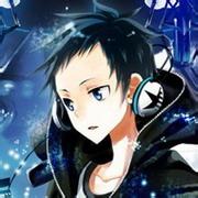戴耳机男生漫画头像图片_WWW.WHOISQQ.COM