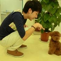 男生和小狗的头像图片_WWW.WHOISQQ.COM