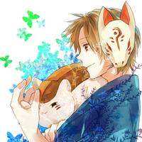 夏目动漫男生头像图片黑白_WWW.WHOISQQ.COM