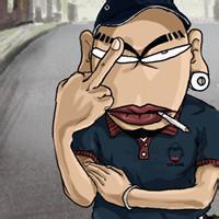 抽象夸张男生头像图片_WWW.WHOISQQ.COM