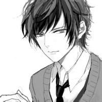 灰白色漫画男生头像图片_WWW.WHOISQQ.COM