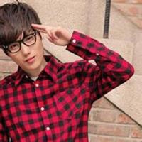 格子衫头像图片男生_WWW.WHOISQQ.COM