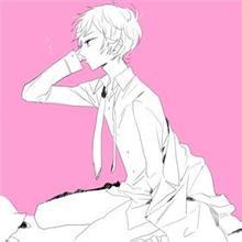 蓝粉色男生头像图片_WWW.WHOISQQ.COM
