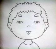 简笔画男生头像图片_WWW.WHOISQQ.COM