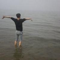 站在大海边的男生头像图片_WWW.WHOISQQ.COM