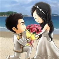 q版男生拿玫瑰求婚头像图片_WWW.WHOISQQ.COM