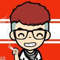qq头像图片红色捂脸男生_WWW.WHOISQQ.COM