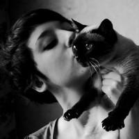 男生抱着猫咪的头像图片_WWW.WHOISQQ.COM