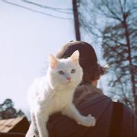 男生抱着猫咪的头像图片_WWW.WHOISQQ.COM
