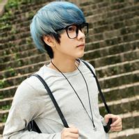 qq男生蓝头发头像图片_WWW.WHOISQQ.COM