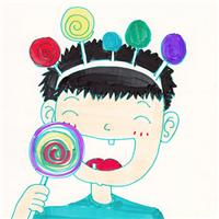 吃棒棒糖拽的男生头像图片_WWW.WHOISQQ.COM