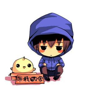 散场情歌蓝色男生头像图片_WWW.WHOISQQ.COM