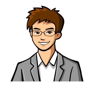 漫画头像图片男生戴眼镜_WWW.WHOISQQ.COM
