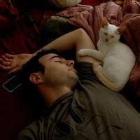 欧美范男生抱狗头像图片_WWW.WHOISQQ.COM