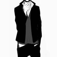 黑色的男生漫画头像图片_WWW.WHOISQQ.COM