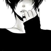 黑色的男生漫画头像图片_WWW.WHOISQQ.COM