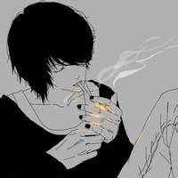 低头沉思伤感男生头像图片_WWW.WHOISQQ.COM
