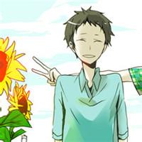 手拿鲜花男生头像图片_WWW.WHOISQQ.COM
