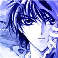 动漫男生头像图片蓝色头发_WWW.WHOISQQ.COM