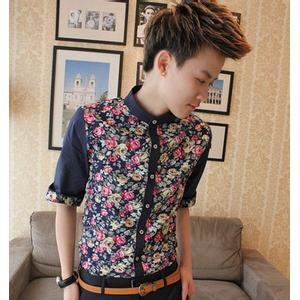穿碎花衣服的男生头像图片_WWW.WHOISQQ.COM